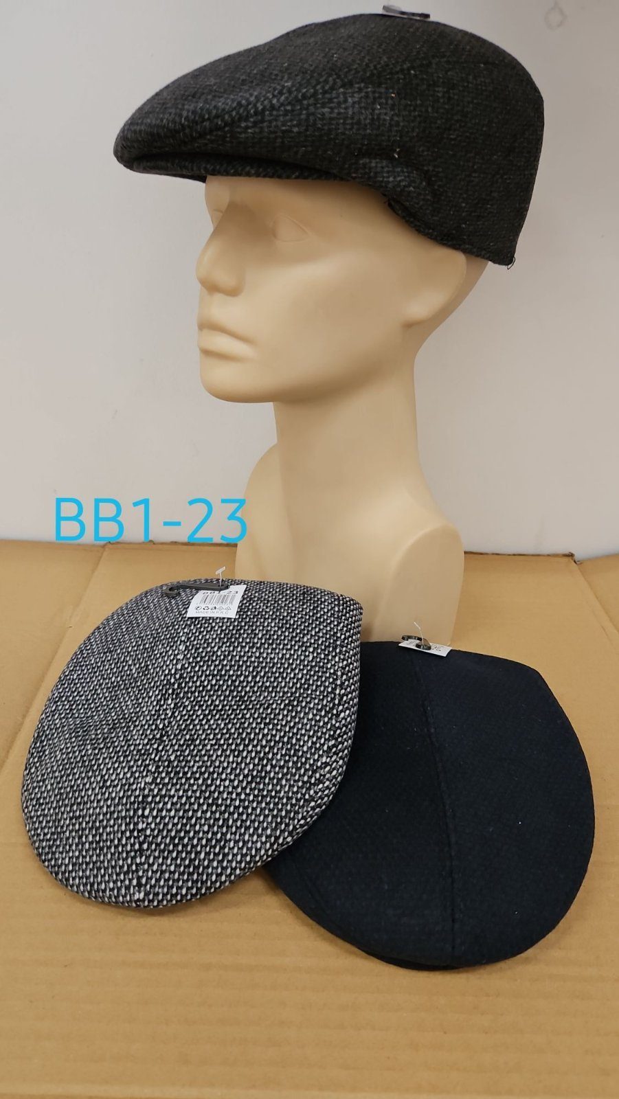 Czapki Męskie _ paczka 12szt _mix kolor 8815963