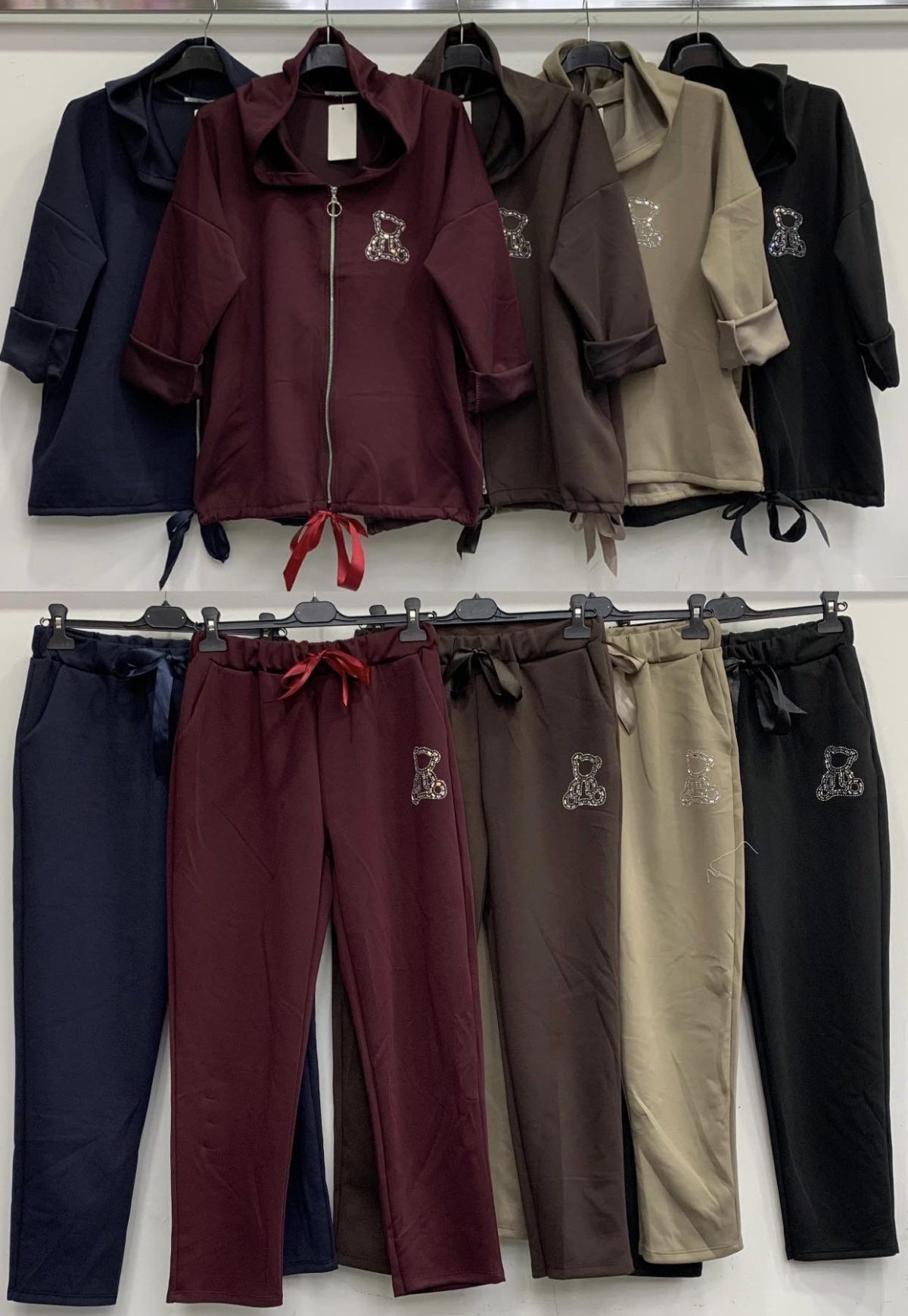 Komplety Damskie wloskie _size uni_ paczka 6szt_ mix kolor 8815980