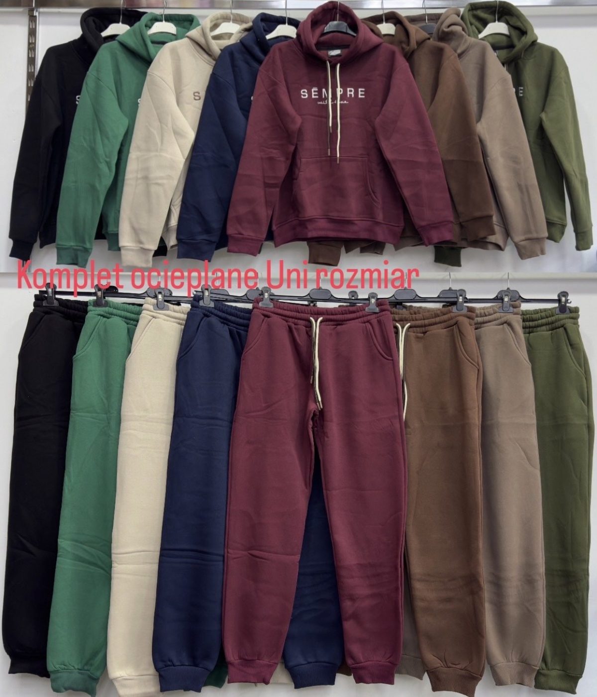 Komplety Damskie wloskie _size uni_ paczka 6szt_ mix kolor 8815993