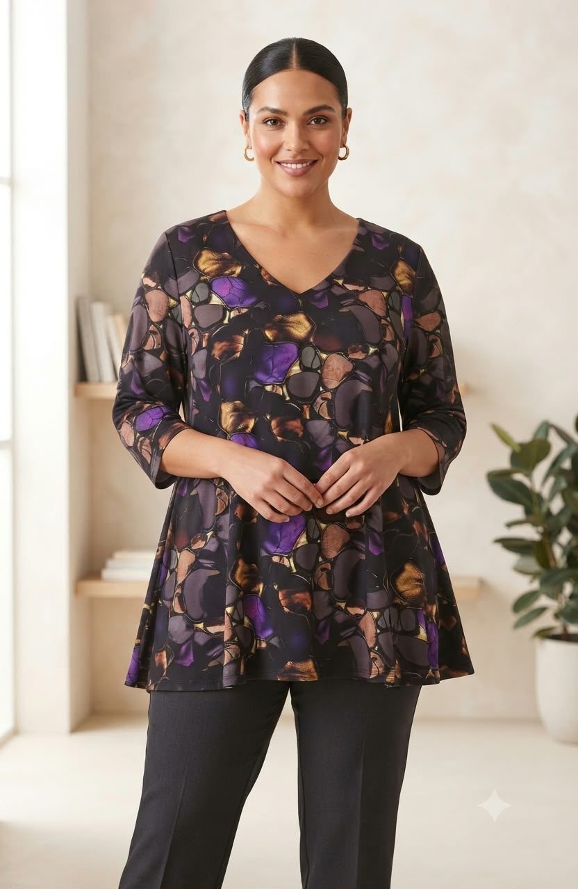 Tuniki Damskie Polskie_ size standard_ paczka 4szt 1 kolor 7330648
