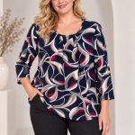 Bluzki Damskie Polskie_ size 48-54_ paczka 4szt 1 kolor 7330659