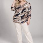 Bluzki Damskie Polskie_ size 48-54_ paczka 4szt 1 kolor 7330660