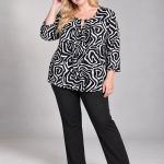 Bluzki Damskie Polskie_ size 48-54_ paczka 4szt 1 kolor 3167756