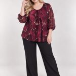 Bluzki Damskie Polskie_ size 54-60_ paczka 4szt 1 kolor 3167772