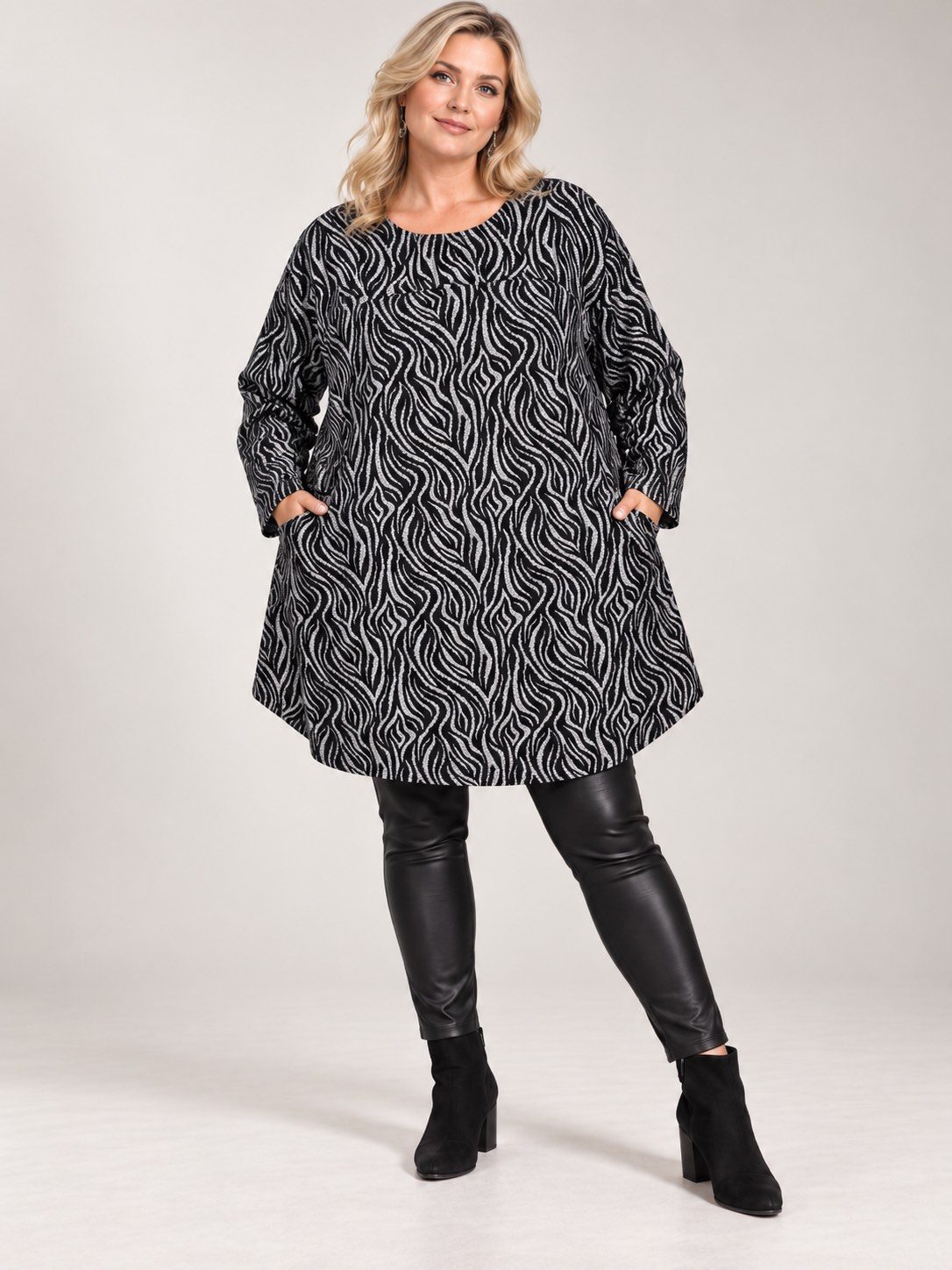 Tuniki Damskie Polskie_ size standard_ paczka 4szt 1 kolor 3167783