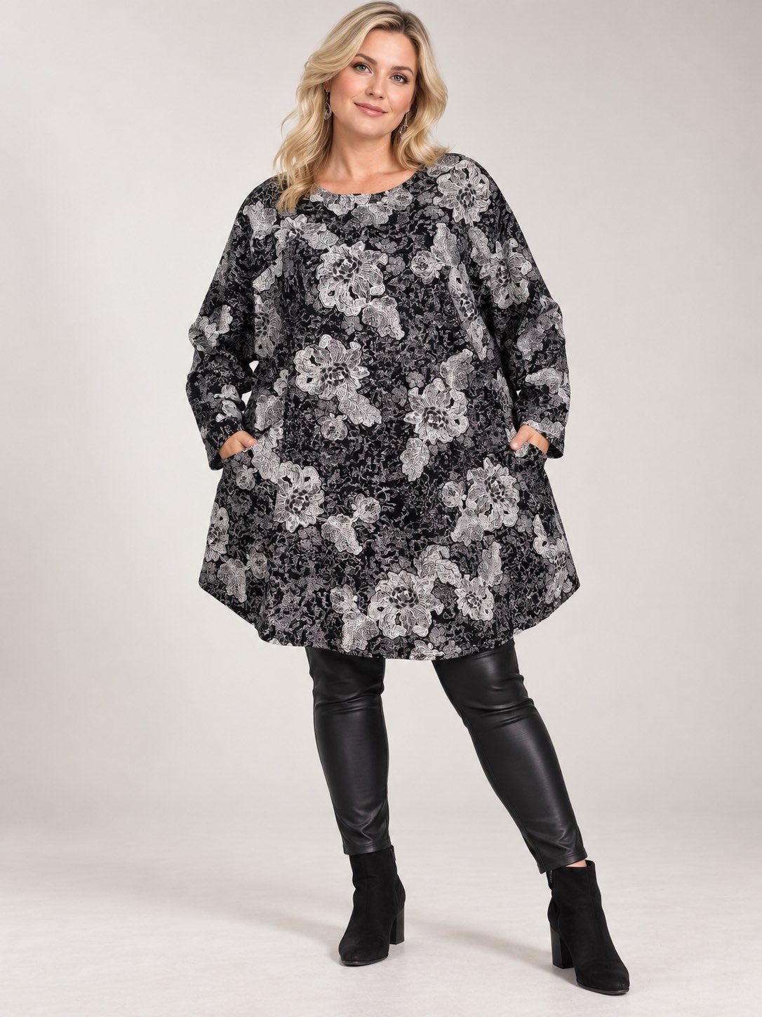 Tuniki Damskie Polskie_ size standard_ paczka 4szt 1 kolor 3167784