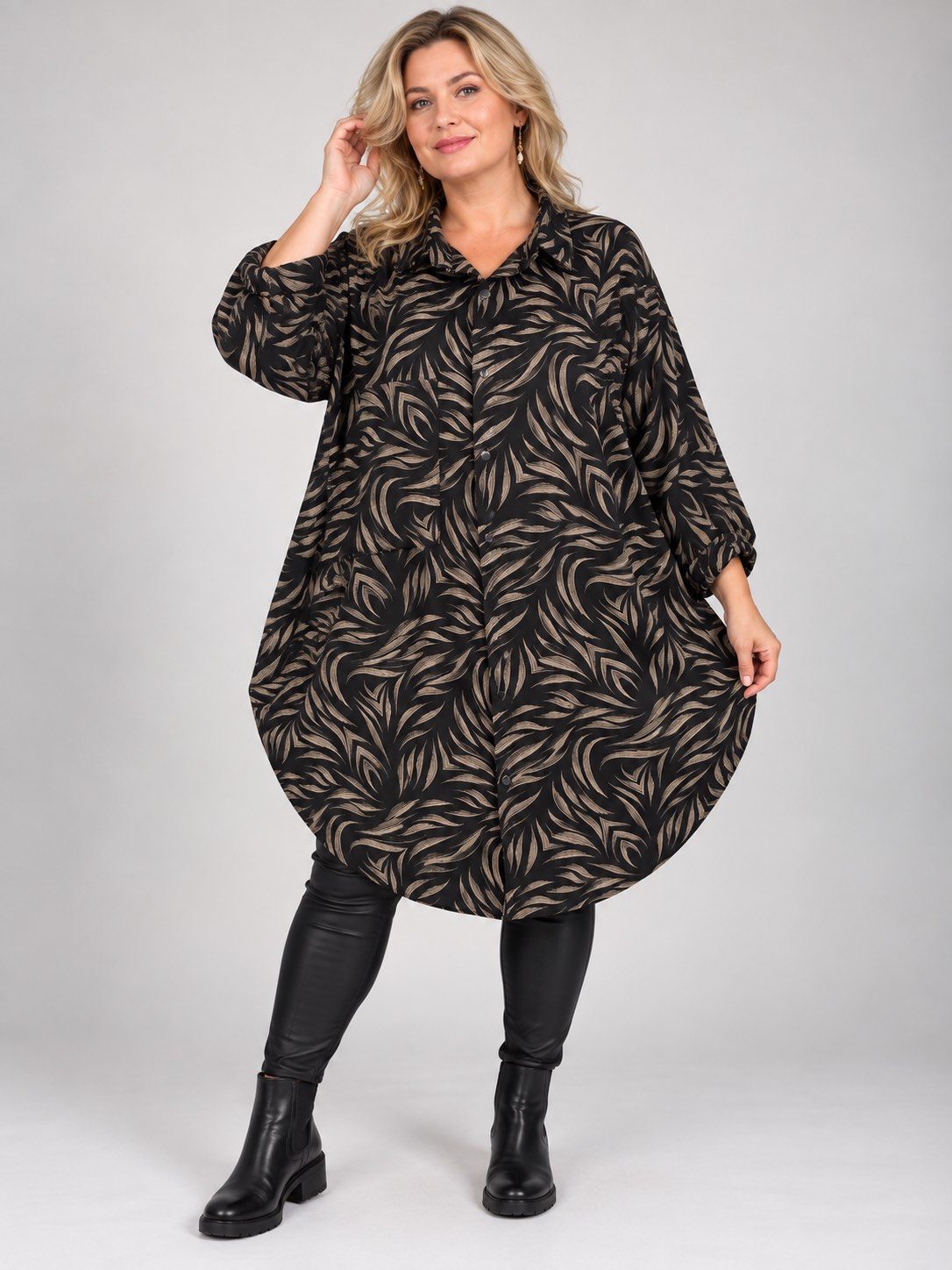 Tuniki Damskie Polskie_ size standard_ paczka 4szt 1 kolor 3167785