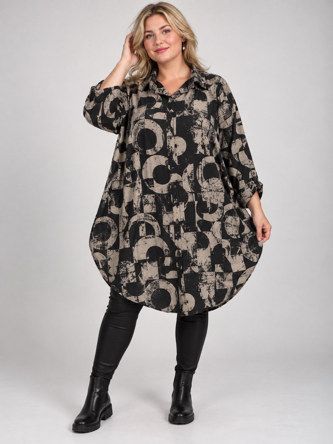 Tuniki Damskie Polskie_ size standard_ paczka 4szt 1 kolor 3167786