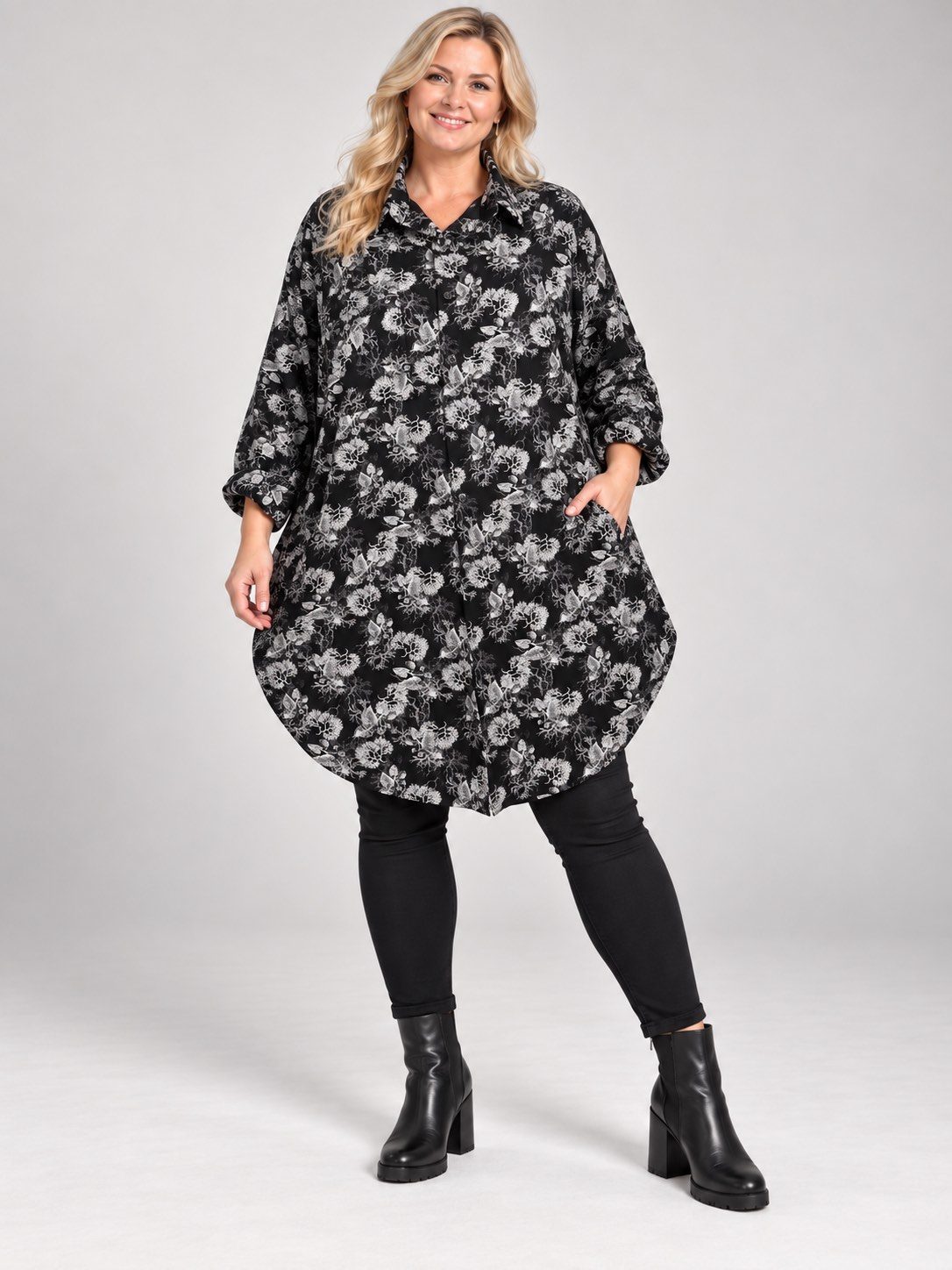 Tuniki Damskie Polskie_ size standard_ paczka 4szt 1 kolor 3167787