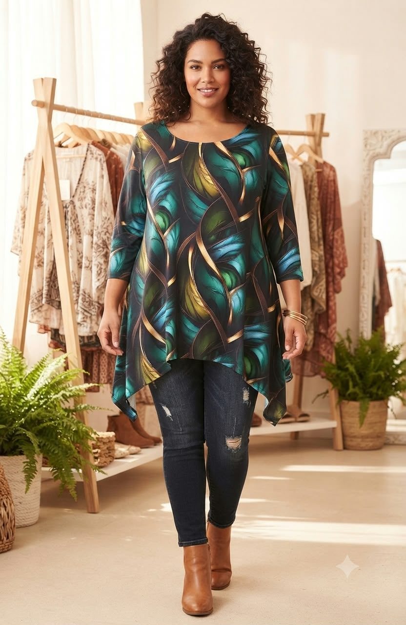 Tuniki Damskie Polskie_ size standard_ paczka 4szt 1 kolor 3167791