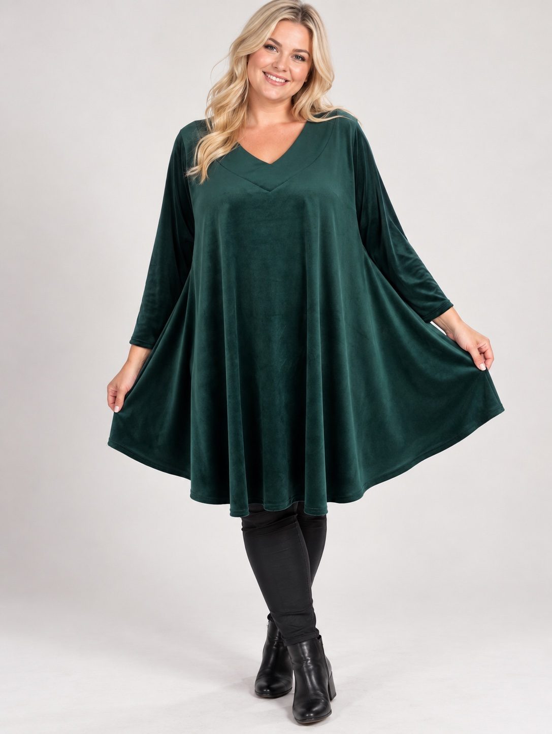 Tuniki Damskie Polskie_ size standard_ paczka 4szt 1 kolor 3167794