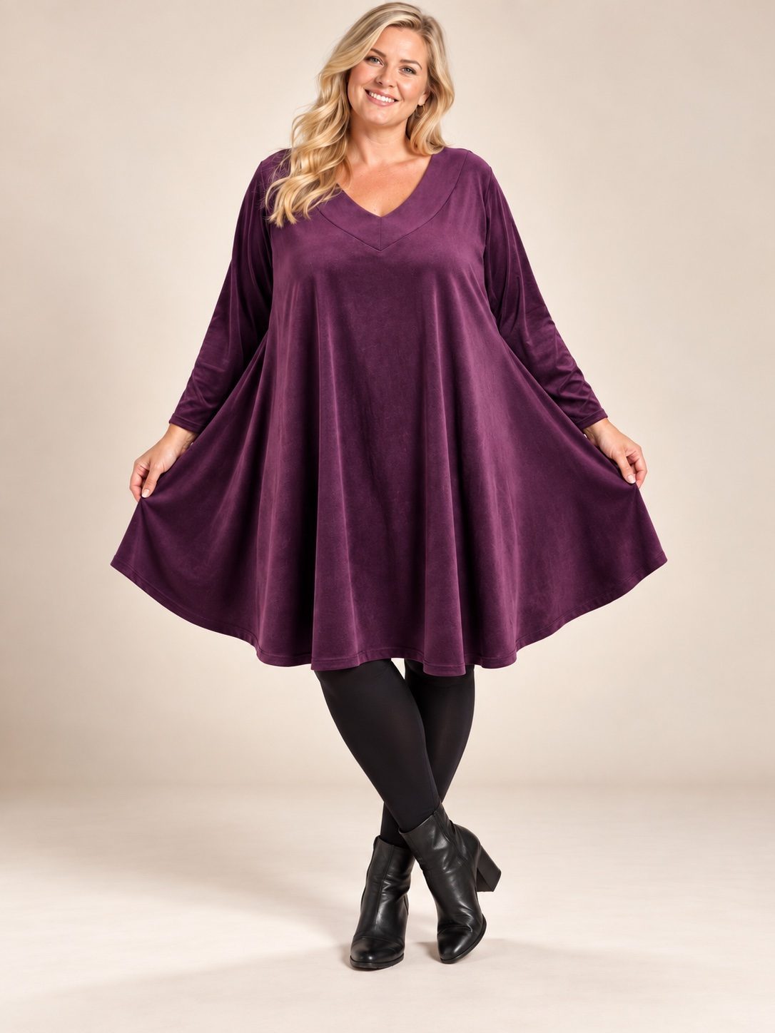 Tuniki Damskie Polskie_ size standard_ paczka 4szt 1 kolor 3167797