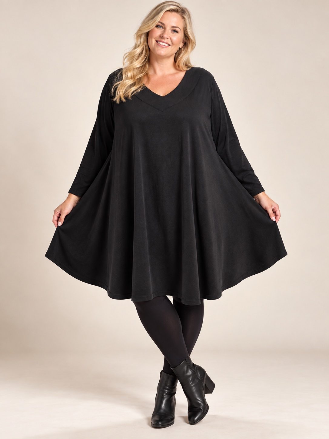 Tuniki Damskie Polskie_ size standard_ paczka 4szt 1 kolor 3167798