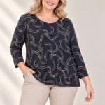 Bluzki Damskie Polskie_ size 54-60_ paczka 4szt 1 kolor 3167802