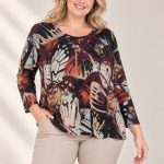 Bluzki Damskie Polskie_ size 54-60_ paczka 4szt 1 kolor 3167803