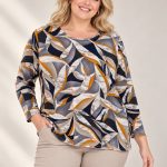 Bluzki Damskie Polskie_ size 54-60_ paczka 4szt 1 kolor 3167804
