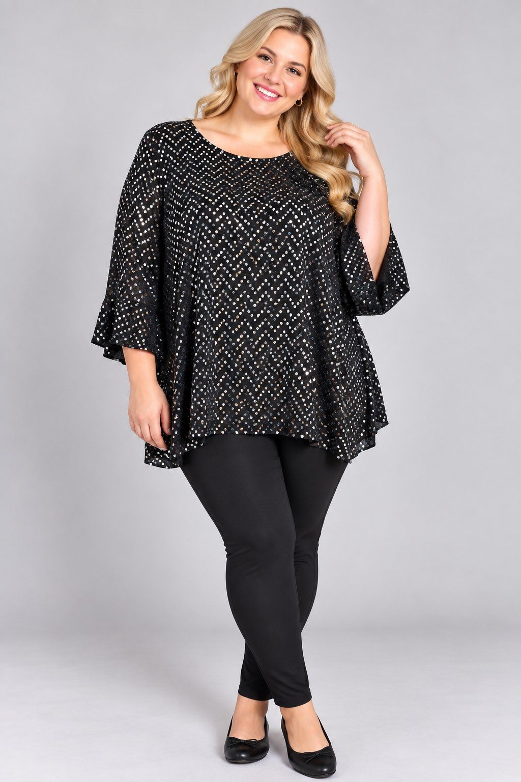 Tuniki Damskie Polskie_ size standard_ paczka 4szt 1 kolor 3167818