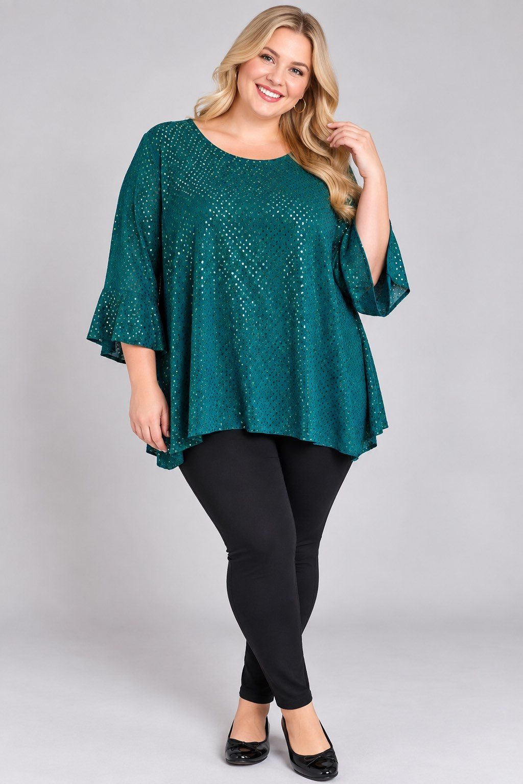 Tuniki Damskie Polskie_ size standard_ paczka 4szt 1 kolor 3167825