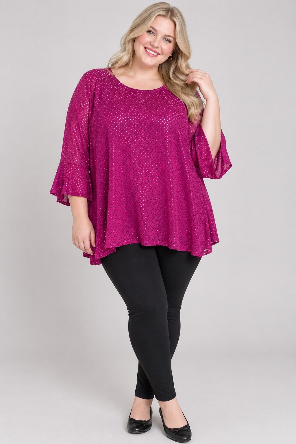 Tuniki Damskie Polskie_ size standard_ paczka 4szt 1 kolor 3167830