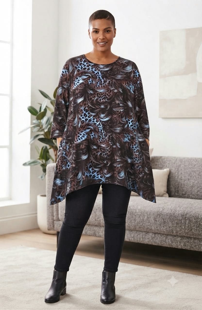 Tuniki Damskie Polskie_ size standard_ paczka 4szt 1 kolor 3167836