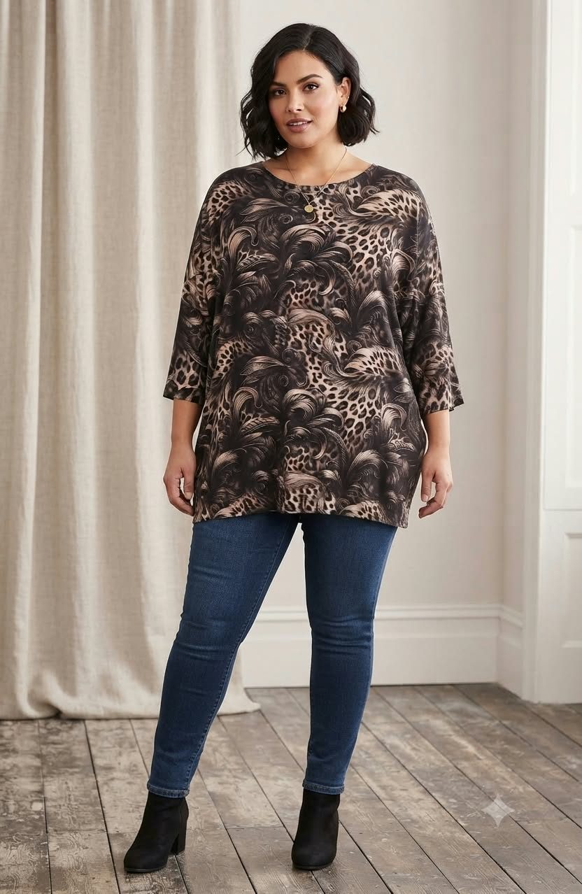 Tuniki Damskie Polskie_ size standard_ paczka 4szt 1 kolor 3167841
