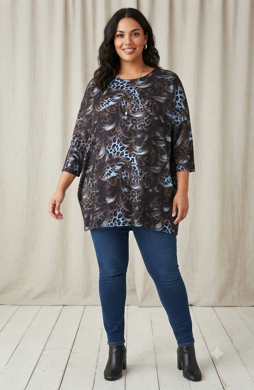 Tuniki Damskie Polskie_ size standard_ paczka 4szt 1 kolor 3167842