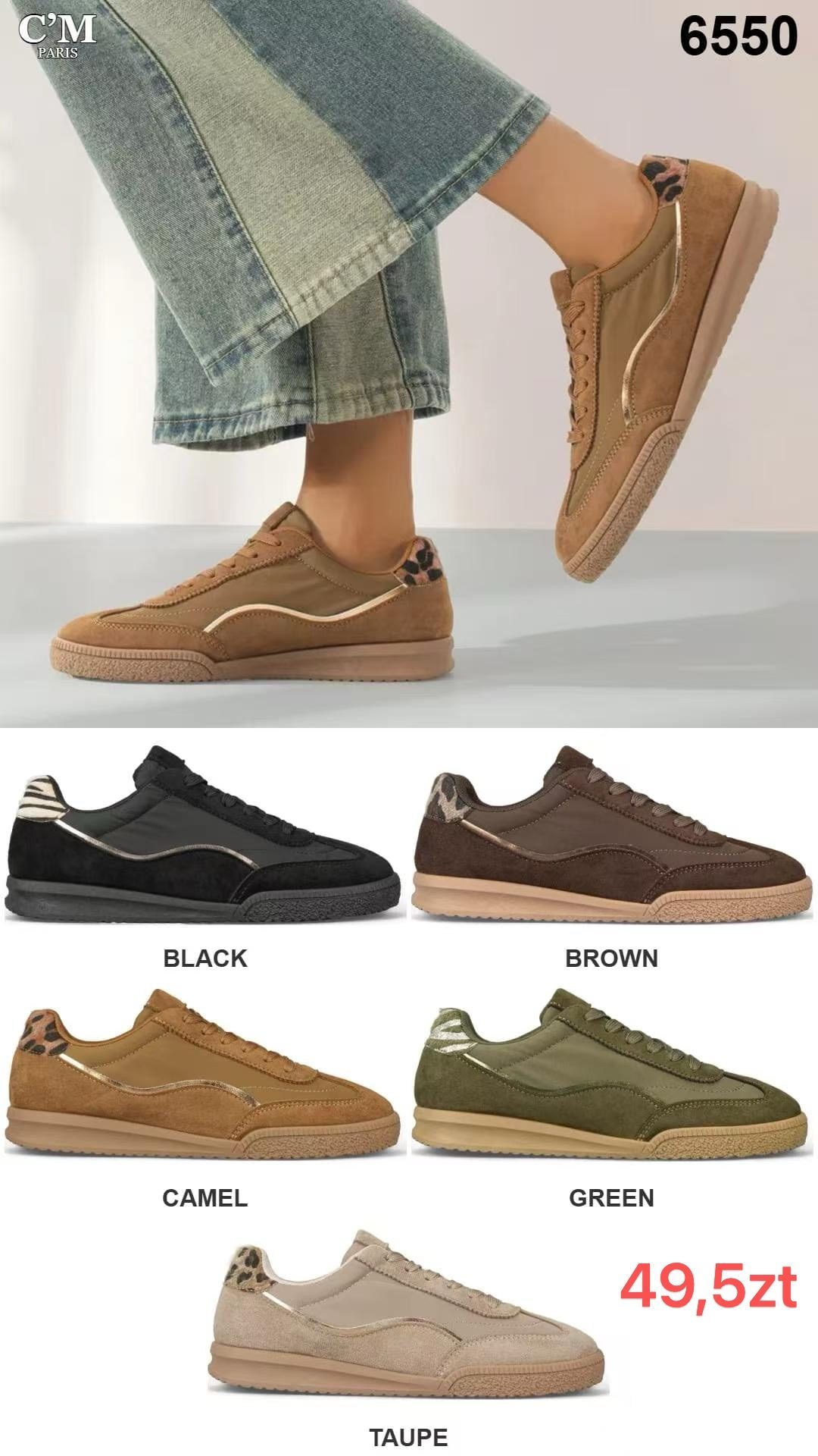 Buty Sneakersy DAMSKIE (36-41_12 par) 3236182