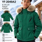 Kurtki DZIECIĘCA size 8-16 lat_ paczka 5szt _1 kolor 2961080