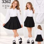 Sukienki DZIECIĘCA size 6-16 lat_ paczka 6szt _1 kolor 2961150