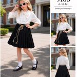 Sukienki DZIECIĘCA size 6-16 lat_ paczka 6szt _1 kolor 2961162