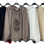 Bluzki damskie z długim rękawem. Produkt włoski (UNI_ 4) 8295994