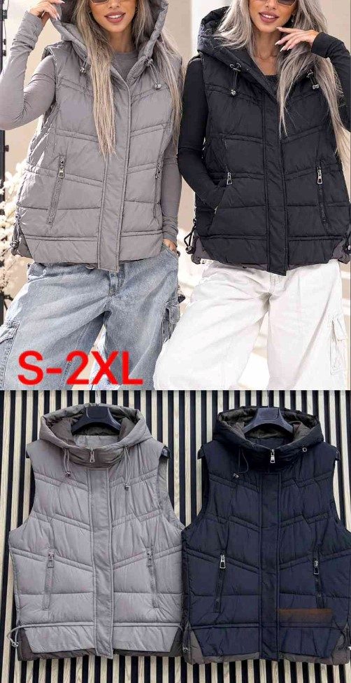 Kamizelki damskie. Produkt włoski (S-2XL_ 5) 8296037