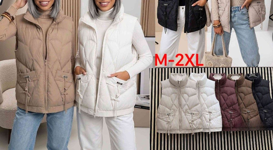 Kamizelki damskie. Produkt włoski (M-2XL_ 4) 8296042