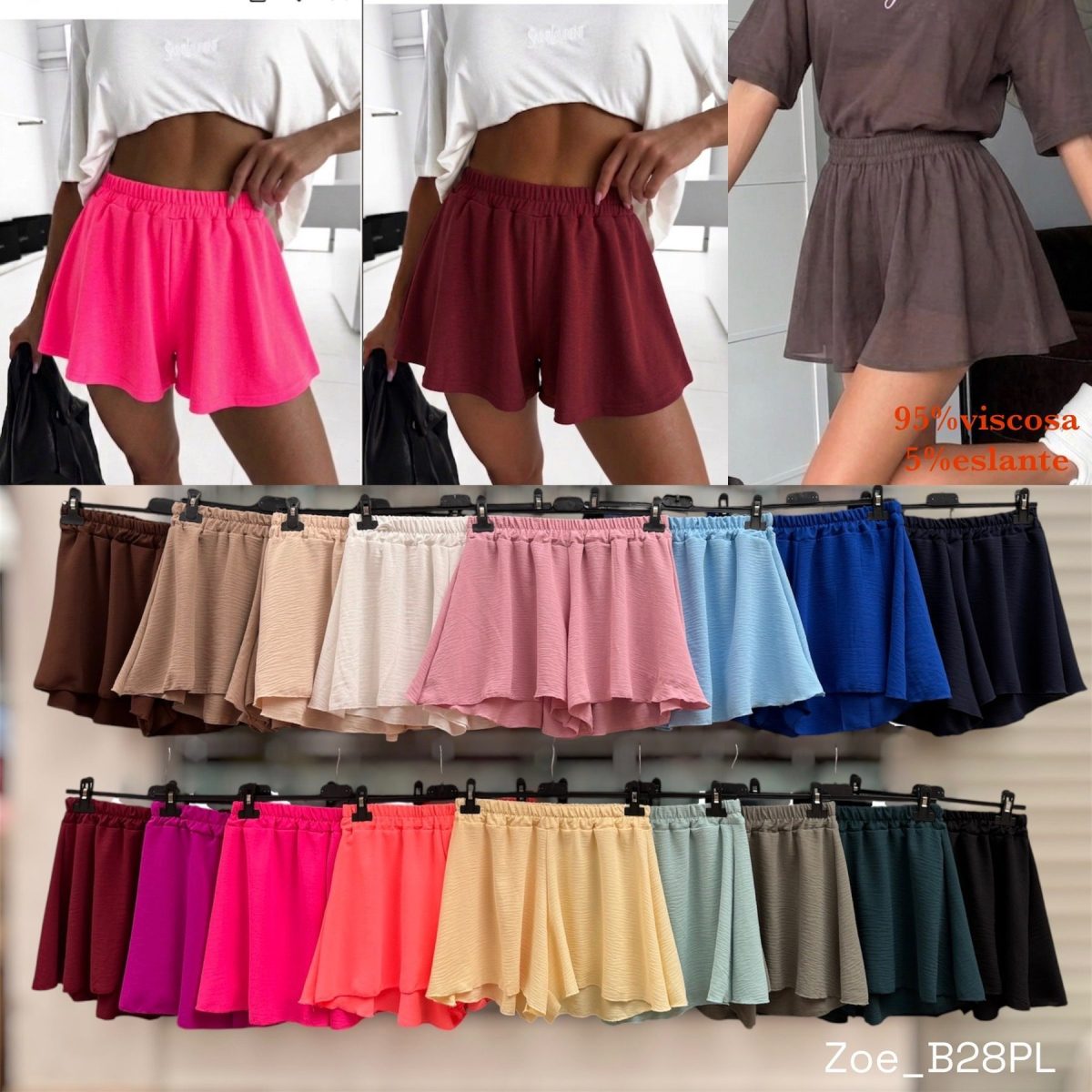 Spodenki Damskie Polskie_ size uni_ paczka 6 szt_ mix kolor 1492539