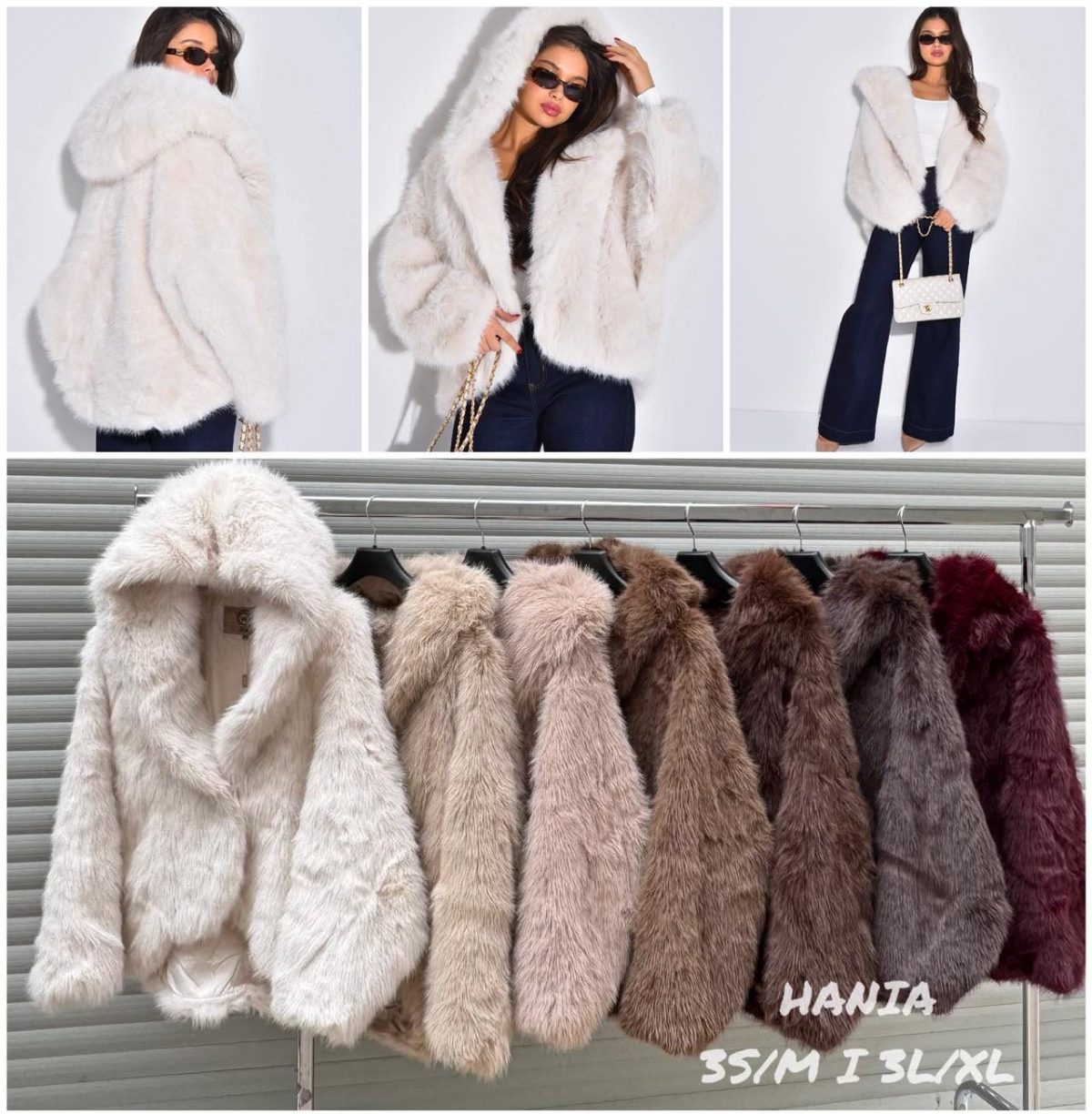 Futro DAMSKA_size s-xl_paczka 8 szt_1kolor 2638369