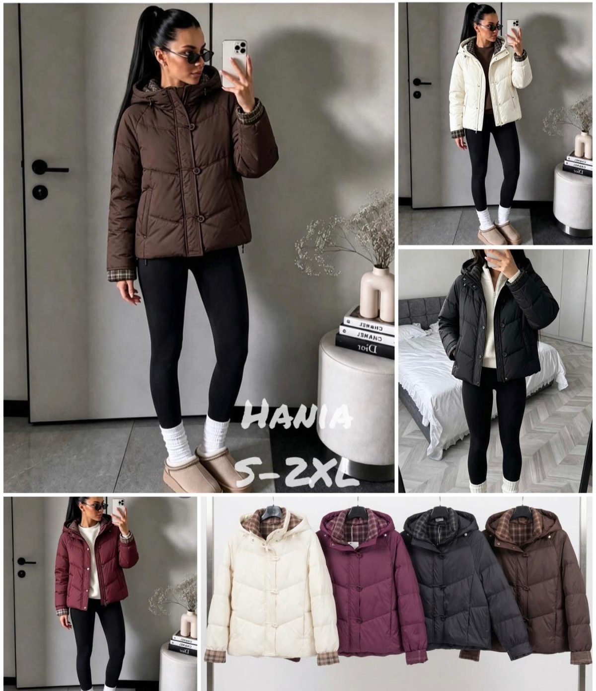 Kurtki DAMSKA_size s-2xl_paczka 8 szt_1kolor 2638393