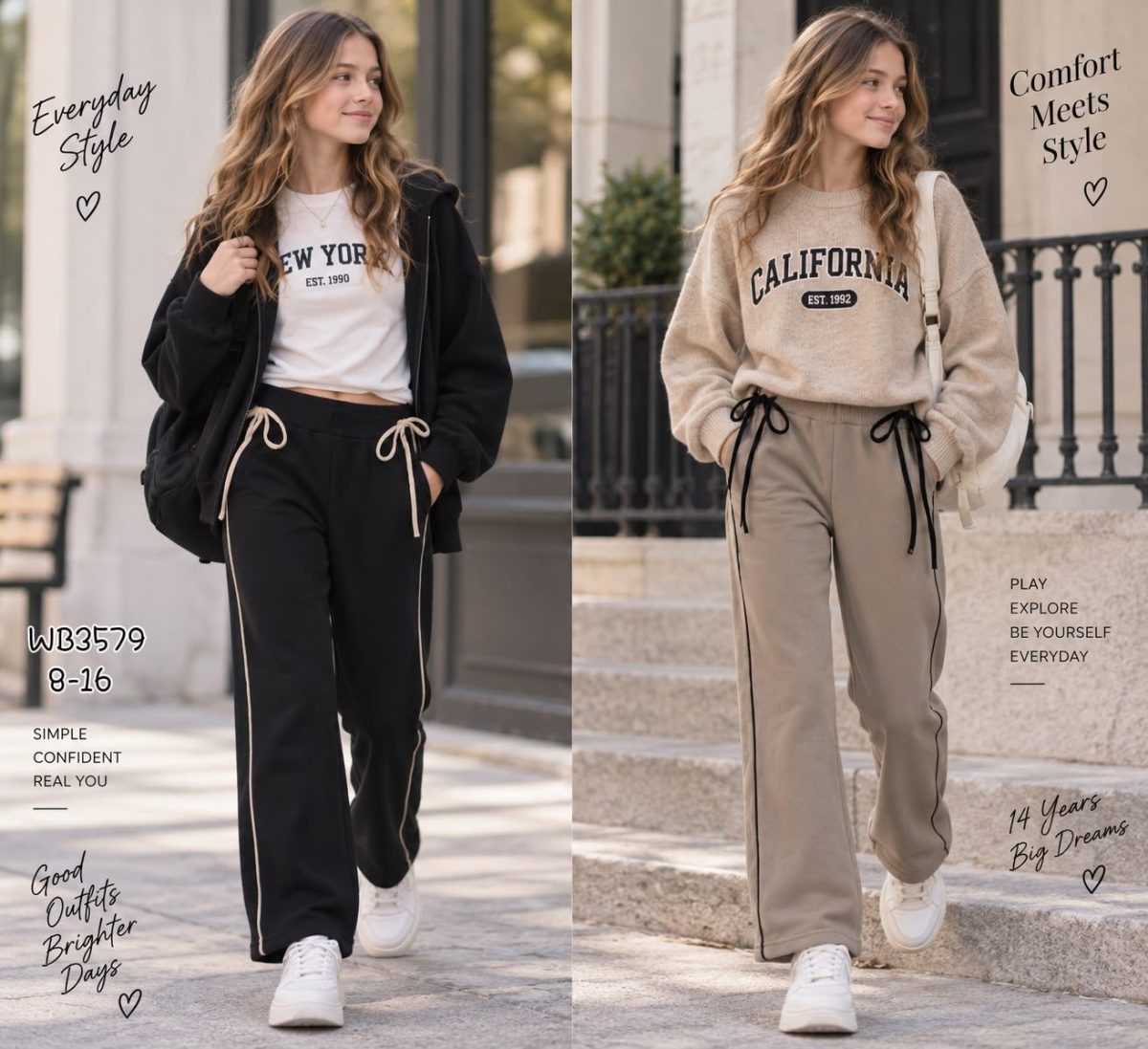 Spodnie DZIECIĘCA size 8-16 lat_ paczka 10szt _mix kolor 2638398