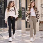 Spodnie DZIECIĘCA size 8-16 lat_ paczka 10szt _mix kolor 2638403