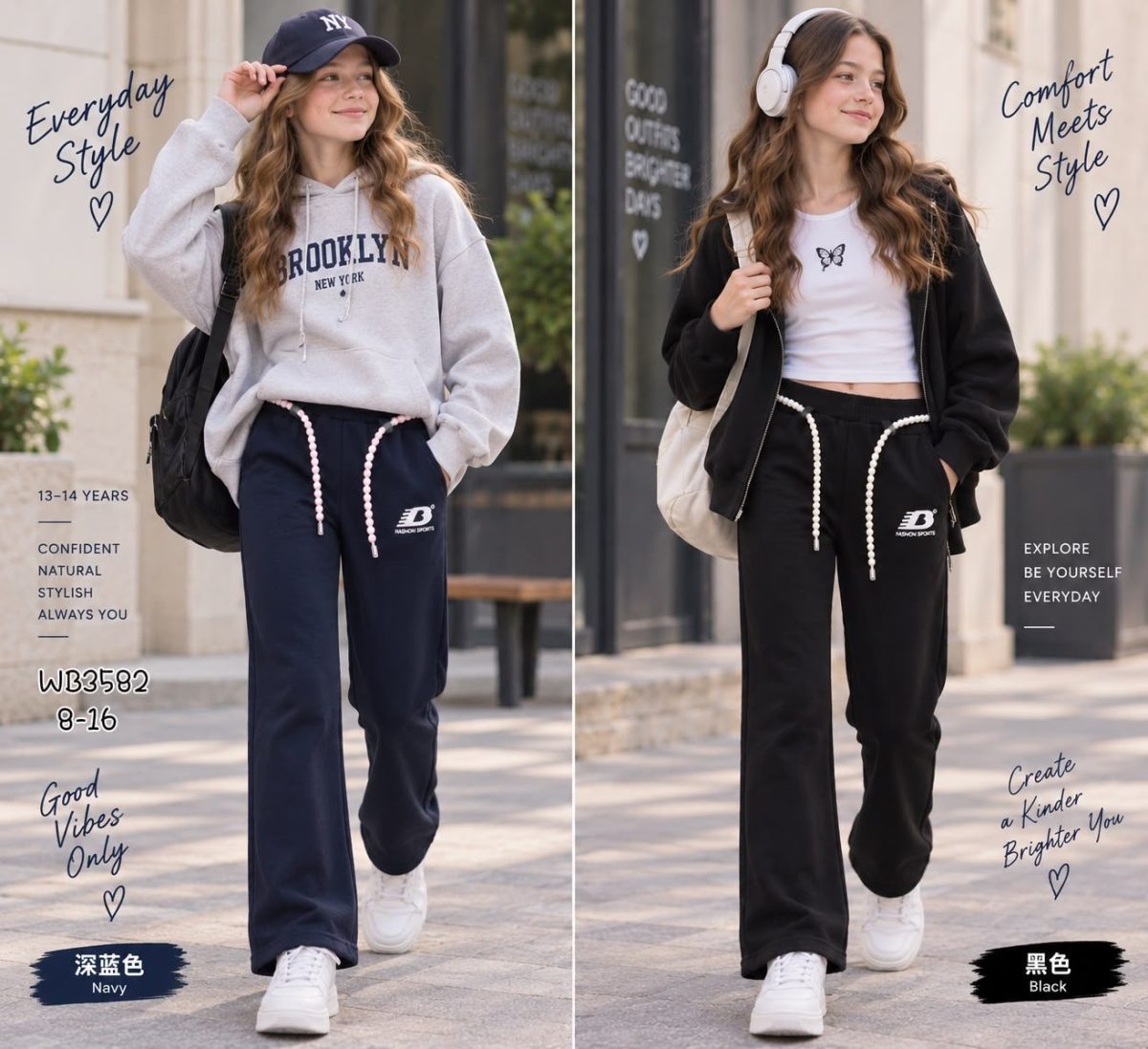 Spodnie DZIECIĘCA size 8-16 lat_ paczka 10szt _mix kolor 2638406