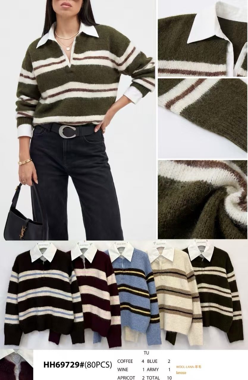 Swetry DAMSKATURECKA_size uni_paczka 10 szt_mixkolor 2638436