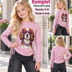 Bluzka DZIECIĘCA size 4-14 lat_ paczka 6szt _1 kolor 2638438