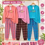 Piżamy DAMSKATURECKA_size m-2xl_paczka 6 szt_1kolor 2638462