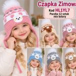 Czapki DZIECIĘCA numer 48-50_ paczka 12szt _mix kolor 2638487