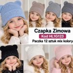 Czapki DZIECIĘCA numer 48-50_ paczka 12szt _mix kolor 2638497