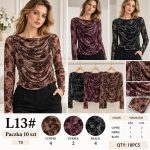 Bluzki DAMSKATURECKA_size uni_paczka 10 szt_mixkolor 2638502