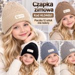 Czapki DZIECIĘCA numer 48-50_ paczka 12szt _mix kolor 2638503