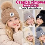 Czapki DZIECIĘCA numer 48-50_ paczka 12szt _mix kolor 2638504