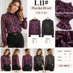 Bluzki DAMSKATURECKA_size s-xl_paczka 10 szt_mixkolor 4869457