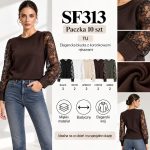 Swetry DAMSKATURECKA_size uni_paczka 10 szt_mixkolor 4869473