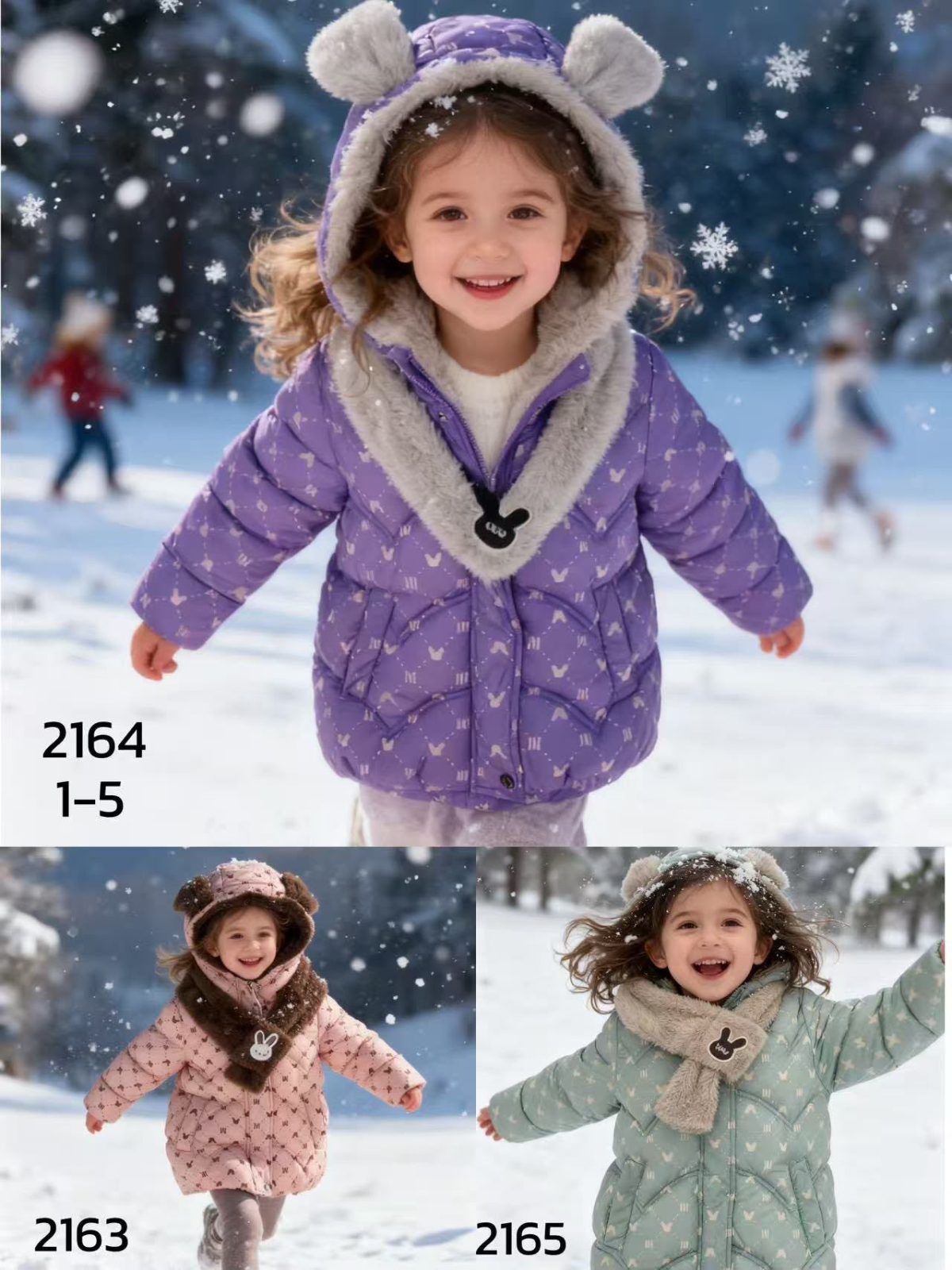 Kurtki DZIECIĘCA size 1-5 lat_ paczka 5szt _1 kolor 4869507